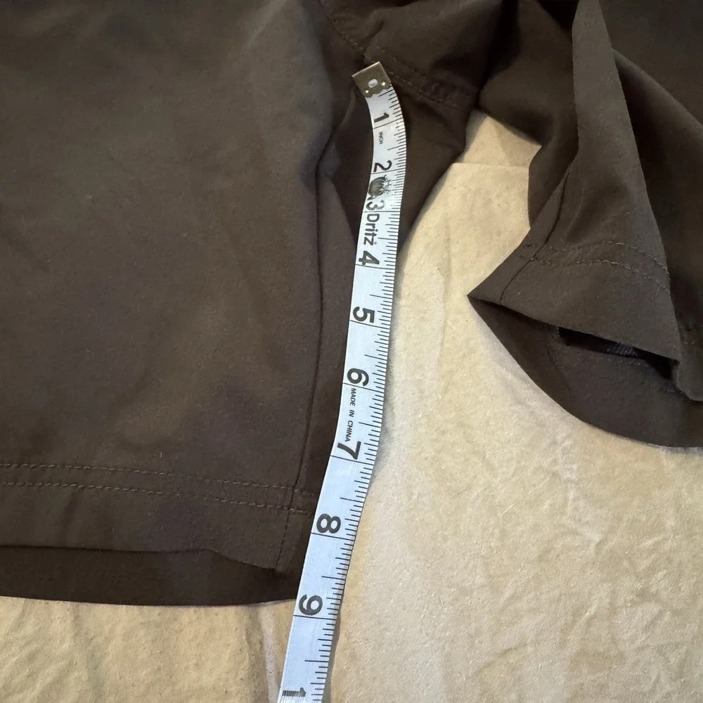 Weatherproof Vintage Hybrid Chino Solid Black Golf Shorts Size‎ 36 9